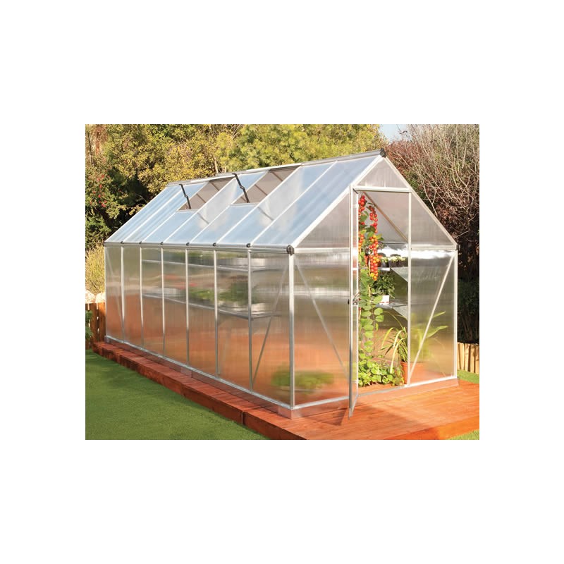 Palram Mythos 6x14 Hobby Greenhouse Kit - Silver (HG5014)