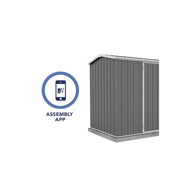 Absco Premier 10' x 5' Metal Storage Shed Kit (AB1000)