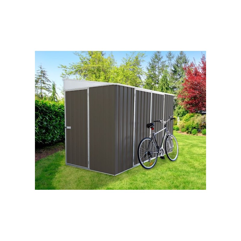 Absco Lean To 10' x 5' Metal Bike Shed Kit (AB1102)