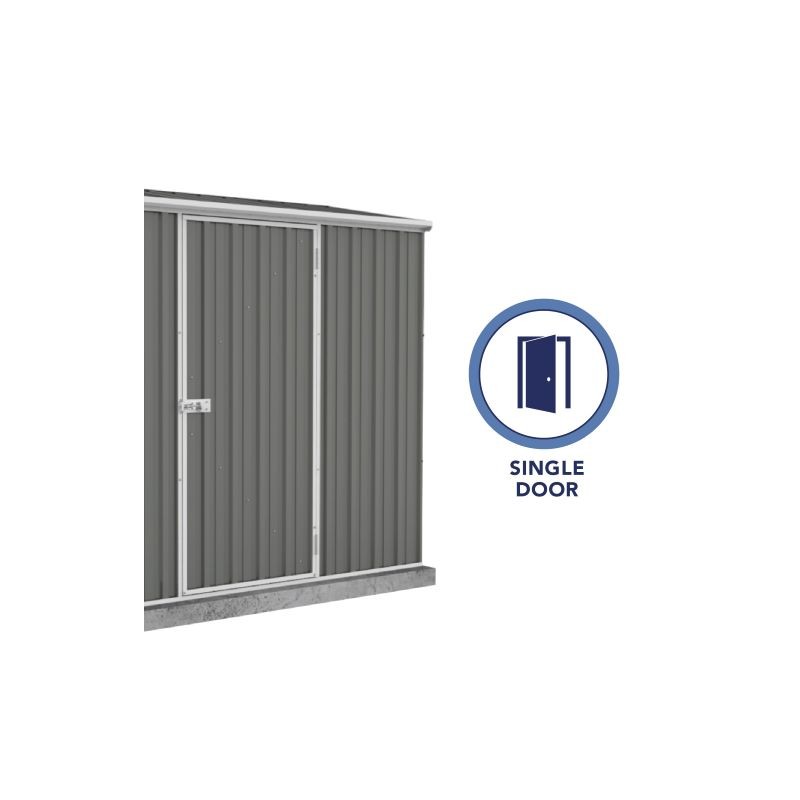 Absco Space Saver  7' x 3' Metal Storage Shed Kit  (AB1105)