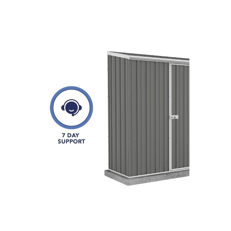 Absco Space Saver  7' x 3' Metal Storage Shed Kit  (AB1105)