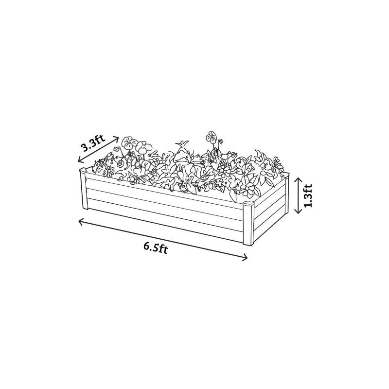 Absco Garden Bed 6x3 WG (AB1301)