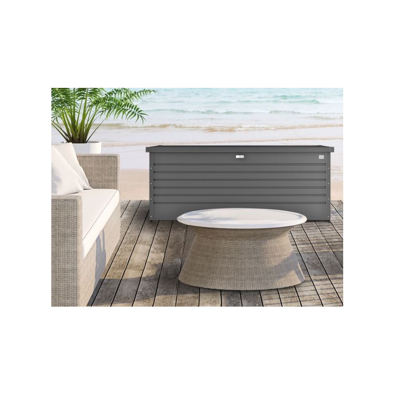Leisure Time 210 Gallon Deck Box - Dark Gray (BIO1000)