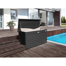 Leisure 120 Gallon Deck Box -Dark Gray  (BIO1001)