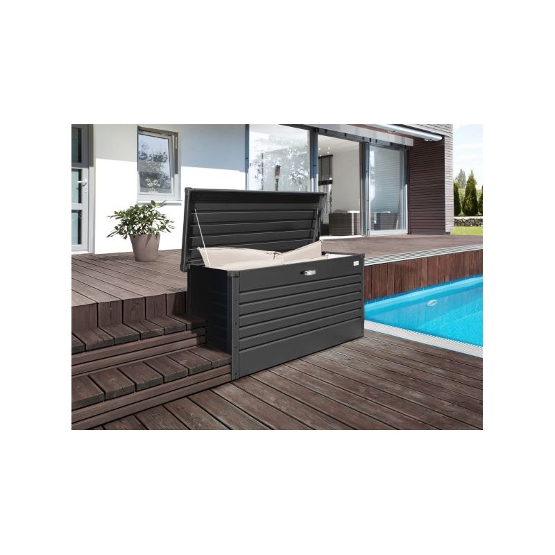 Leisure 120 Gallon Deck Box -Dark Gray  (BIO1001)