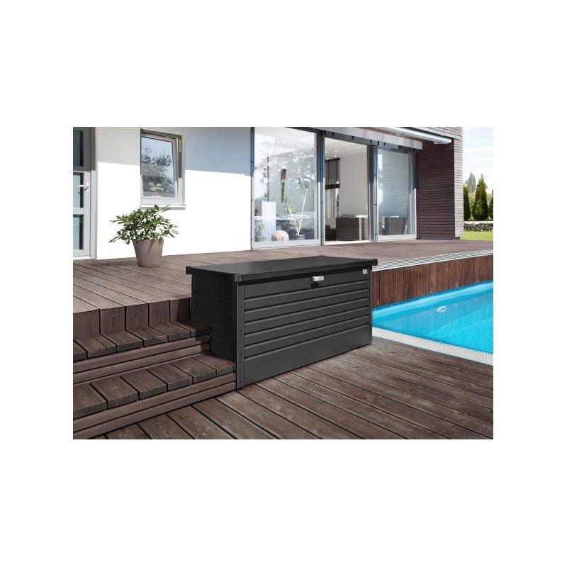 Biohort 120 Gallon Leisure Time Deck Box - Dark Gray  (BIO1001)