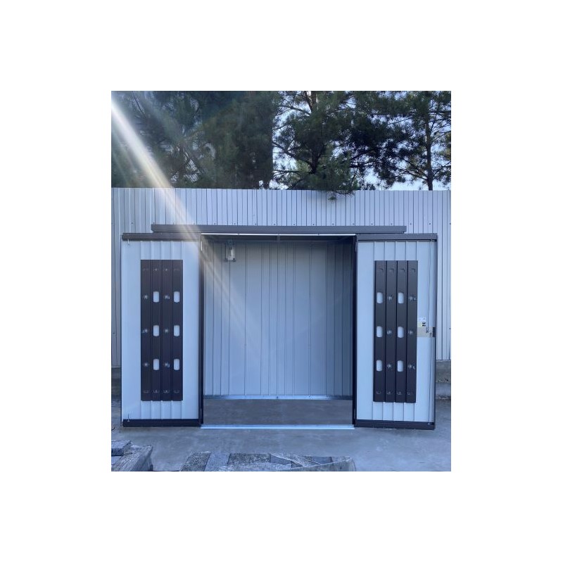 Biohort 7.5' x 2.7' x 6' Equipment Locker 230 - Dark Gray (BIO1100)