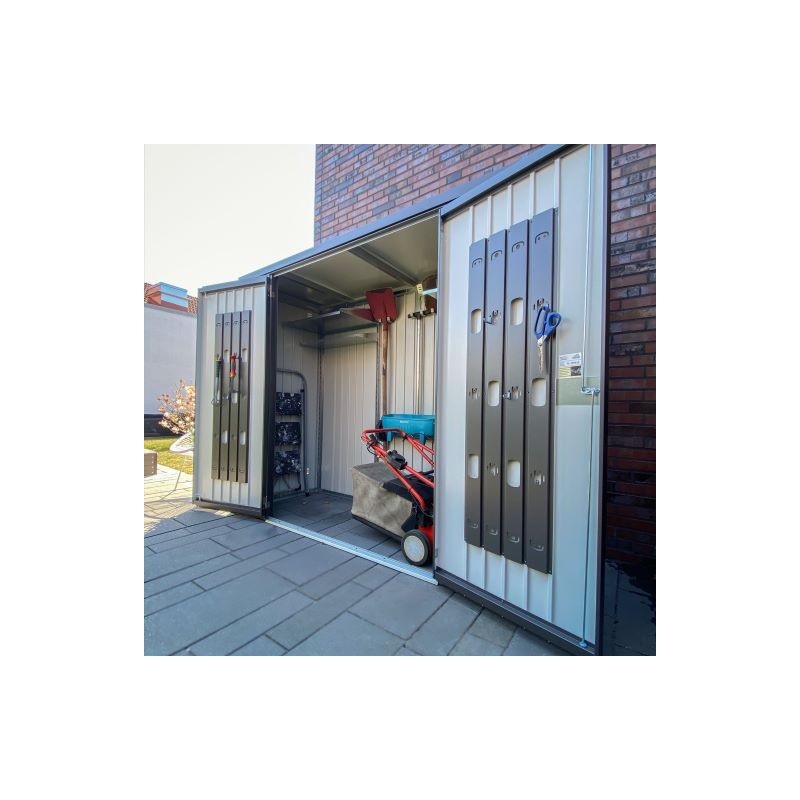 Biohort 7.5' x 2.7' x 6' Equipment Locker 230 - Dark Gray (BIO1100)