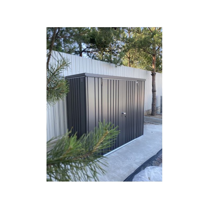 Biohort 7.5' x 2.7' x 6' Equipment Locker 230 - Dark Gray (BIO1100)