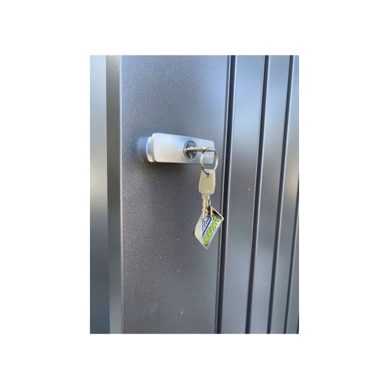 Biohort 3' x 2.7' x 6' Equipment Locker 90 - Dark Gray (BIO1102)