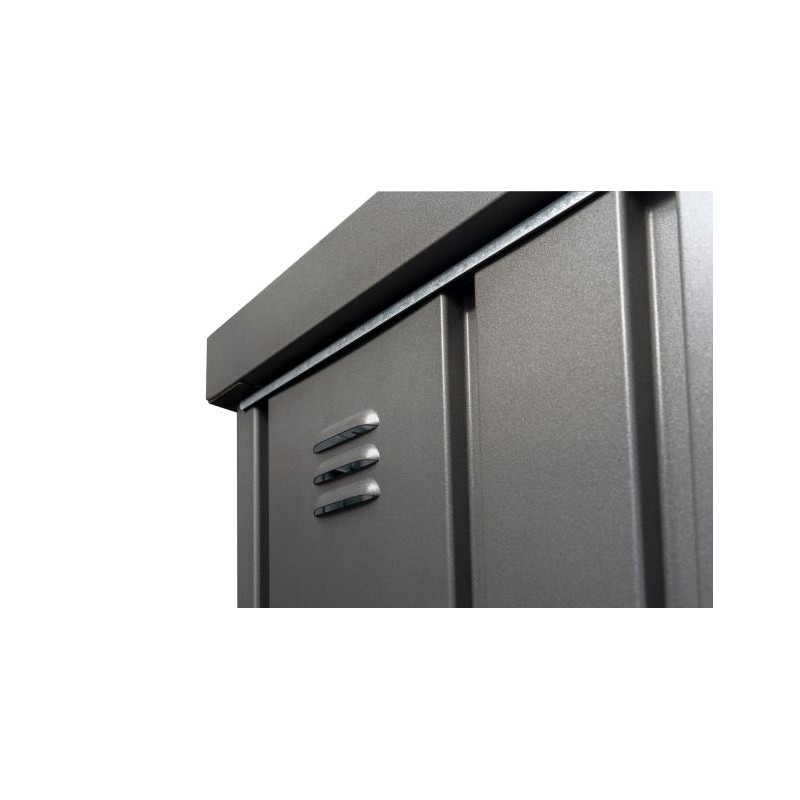 Biohort 3' x 2.7' x 6' Equipment Locker 90 - Dark Gray (BIO1102)