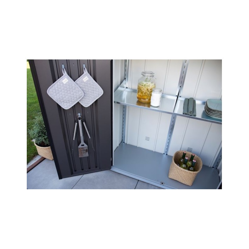 Biohort Romeo 4' x 2' x 5' Storage Locker  - Dark Gray (BIO1150)