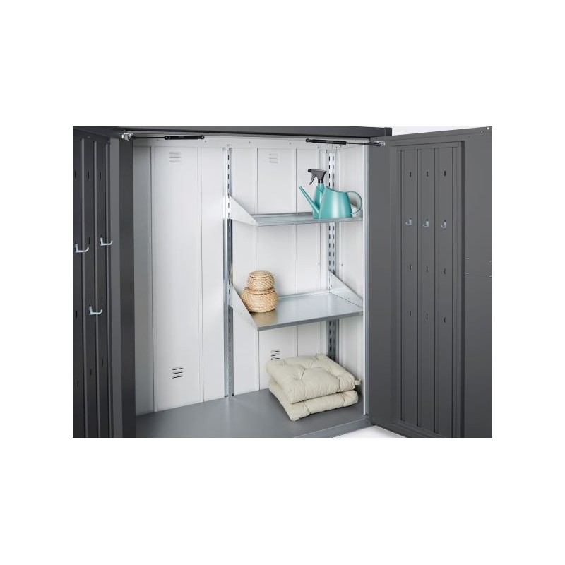 Biohort Romeo 4' x 2' x 5' Storage Locker  - Dark Gray (BIO1150)