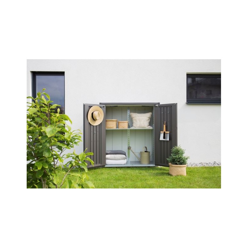 Biohort Romeo 4' x 2' x 5' Storage Locker  - Dark Gray (BIO1150)