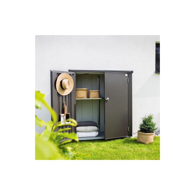 Biohort Romeo 4' x 2' x 5' Storage Locker  - Dark Gray (BIO1150)