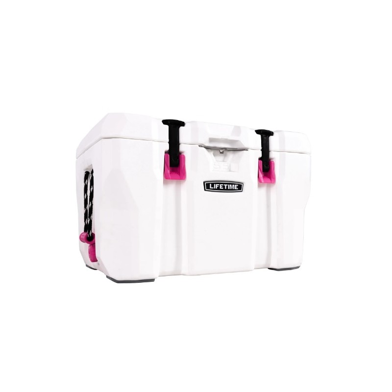 Lifetime 55 Quart Cooler White and Pink - (91245)