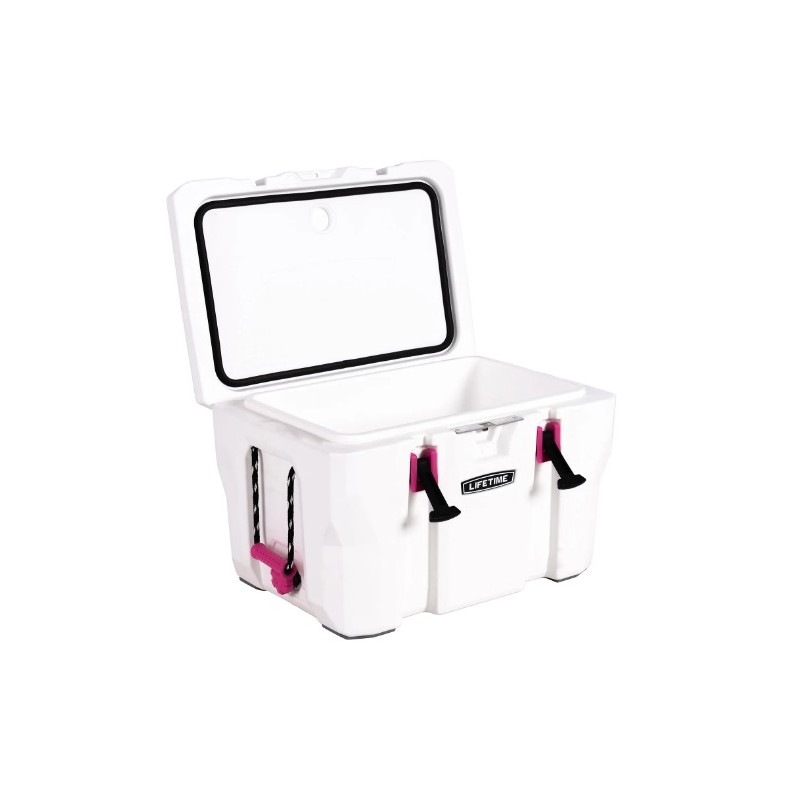 Lifetime 55 Quart Cooler White and Pink - (91245)