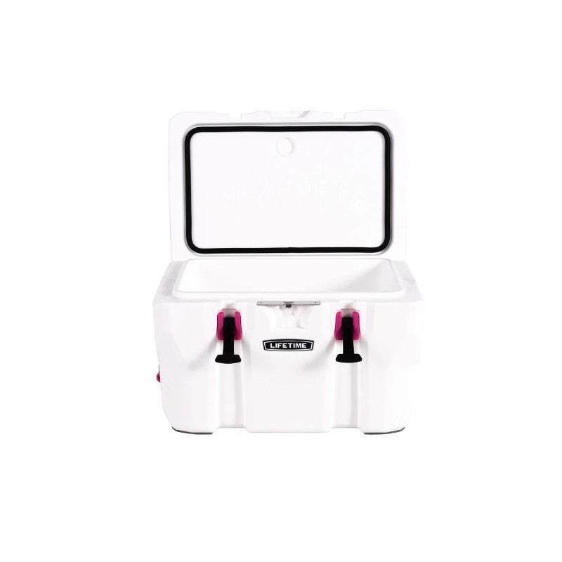 Lifetime 55 Quart Cooler White and Pink - (91245)