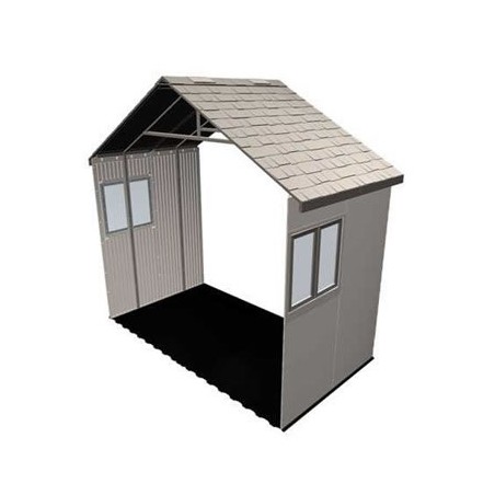 Lifetime 11x5 ft Outdoor Storage Building Expansion Kit - 2 Windows (6426)
