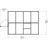 Palram 6x8 Mythos Hobby Greenhouse Kit - Green (HG5008G) Palram 6x8 Mythos Hobby Greenhouse Kit - Green (HG5008G)