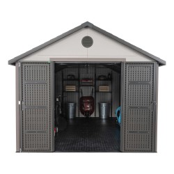 Lifetime 11x18.5 Plastic & Steel Storage Shed Kit (60355)