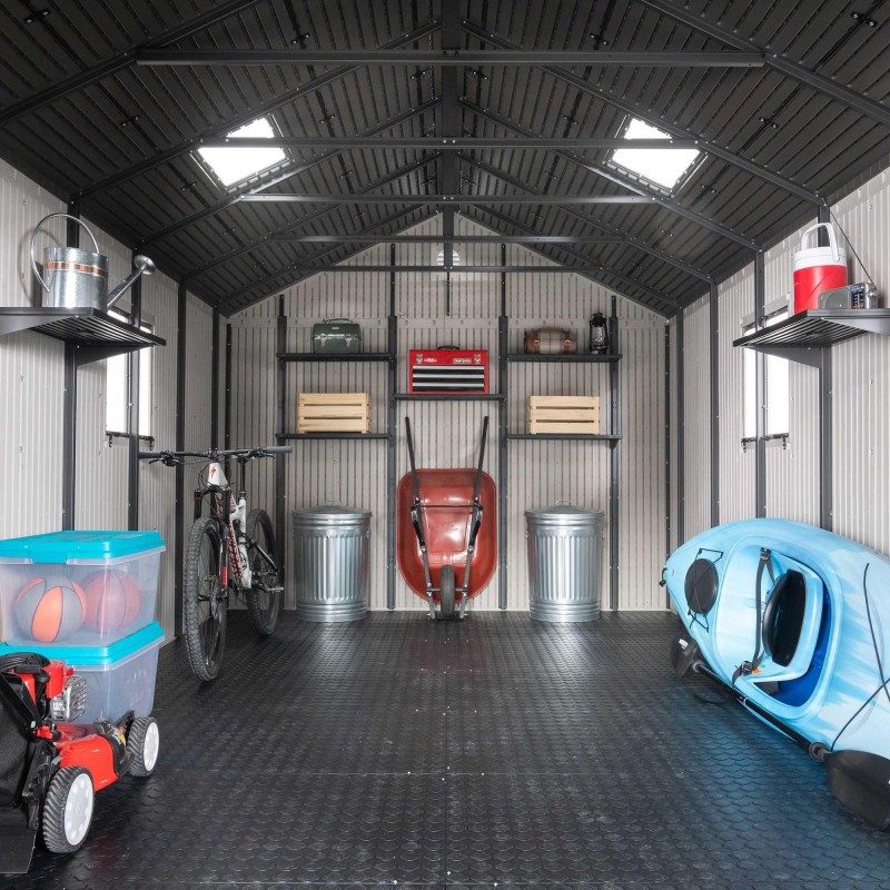 Lifetime 11x18.5 Plastic & Steel Shed Kit (60355)