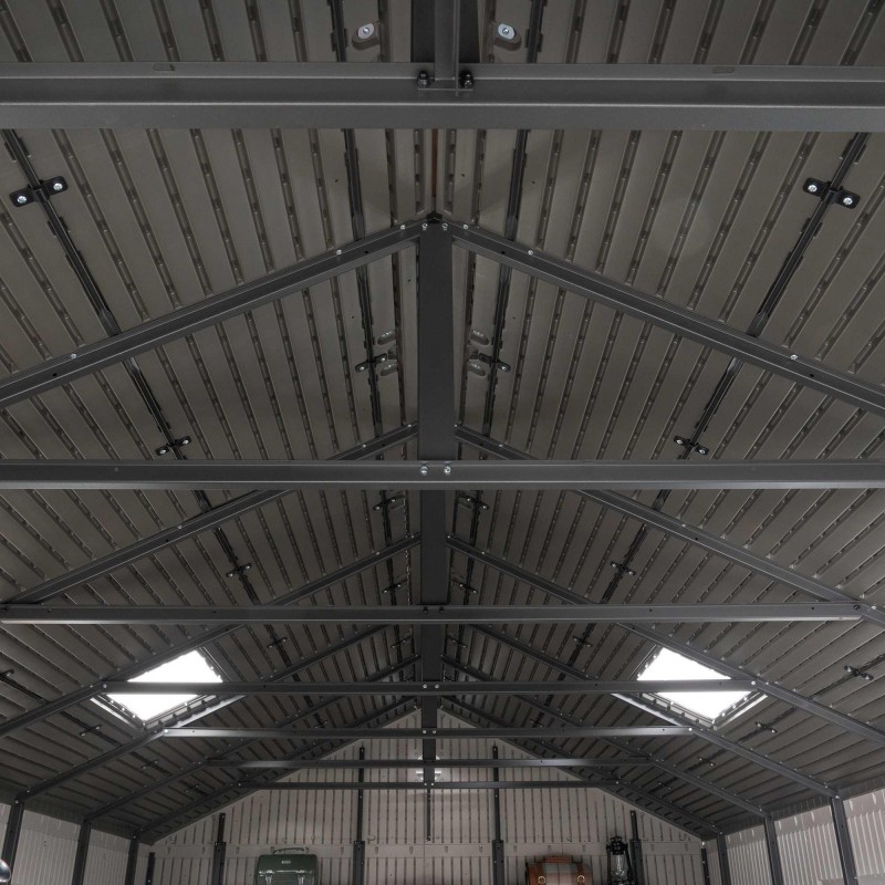 Lifetime 11x18.5 Plastic & Steel Shed Kit (60355)