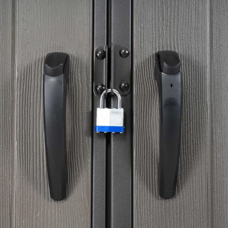 Lifetime 11x18.5 Plastic & Steel Shed Kit (60355)