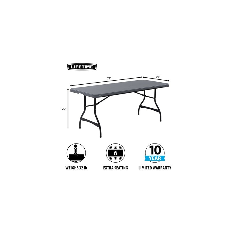 Lifetime 6-Foot Nesting Table Commercial - (80817)