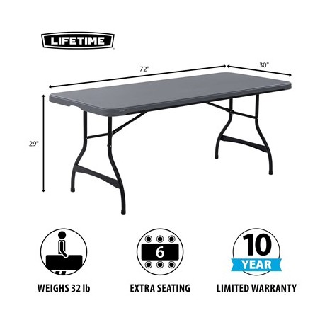 Lifetime 6-Foot Nesting Table Commercial - (80817)