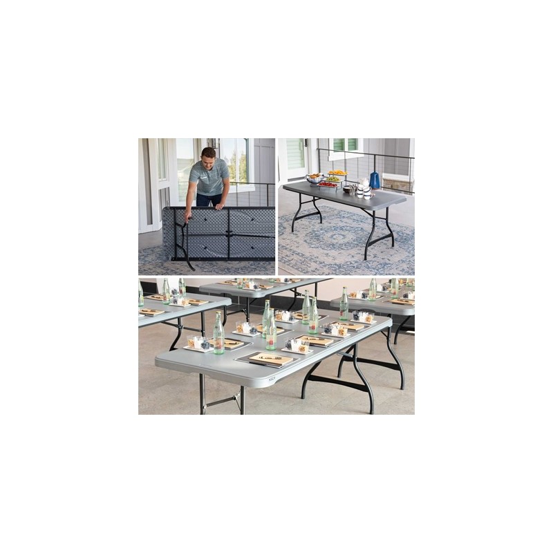 Lifetime 17-Pack 6Ft Commercial Nesting Tables - Gray (80817)