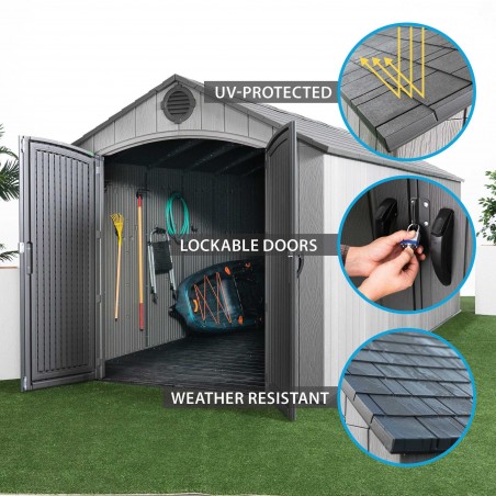 Lifetime 8x20 Outdoor Storage Shed Kit (60374)