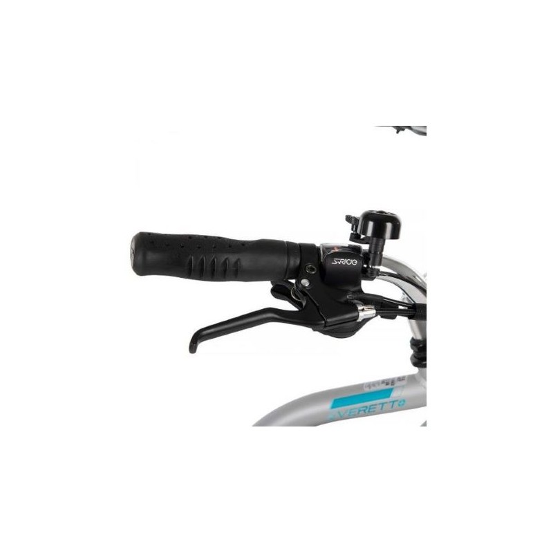 Huffy Everett + Women’s 27.5” Pedal-Assist Electric Comfort Bike – 36V, 350W, Silver  (E4870)