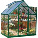 Palram 6x4 Hybrid  Greenhouse Kit - Green (HG5504G)