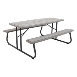 Lifetime 10-Pack 6-Foot Folding Picnic Table (60366)