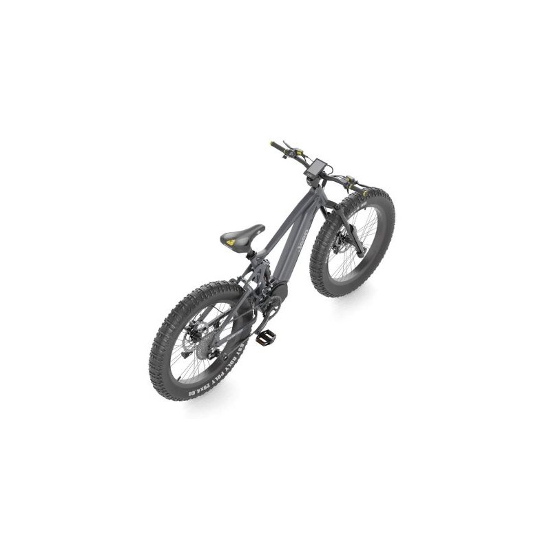 Quietkat Jeep Electric Bike, 48V, 1000W, 17In Frame, Charcoal
