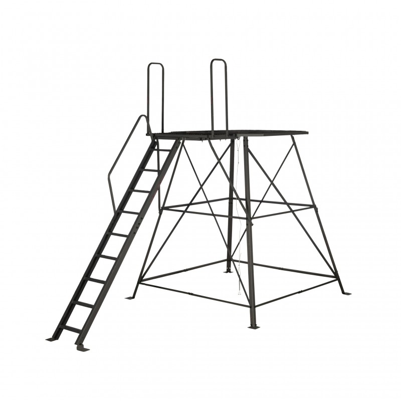 Titan Hunting Blinds Pro Blind Combo w/ 8 ft. Tower - Green (TB-R-PRO-G-8)