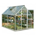 Palram 6x8 Hybrid Greenhouse Kit - Silver (HG5508) Palram 6x8 Hybrid Greenhouse Kit - Silver (HG5508)