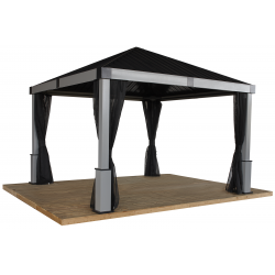 Sojag Lena 12x12 Hard Top Gazebo Kit - Gray (500-9168921)