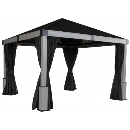 Sojag Lena 12x12 Hard Top Gazebo Kit - Gray (500-9168921)