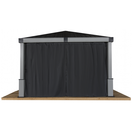 Sojag Curtains for Lena 12x12 Spun - Black (135-9168938)