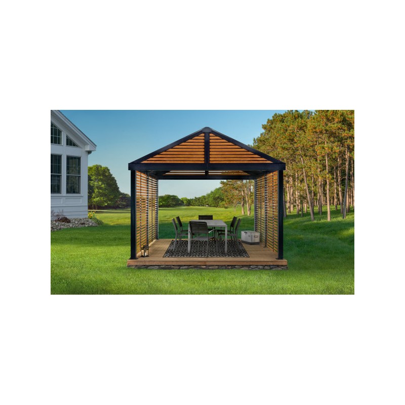 Sojag Boda 12x12 Gazebo Kit w/ Louver Walls (500-9168044)