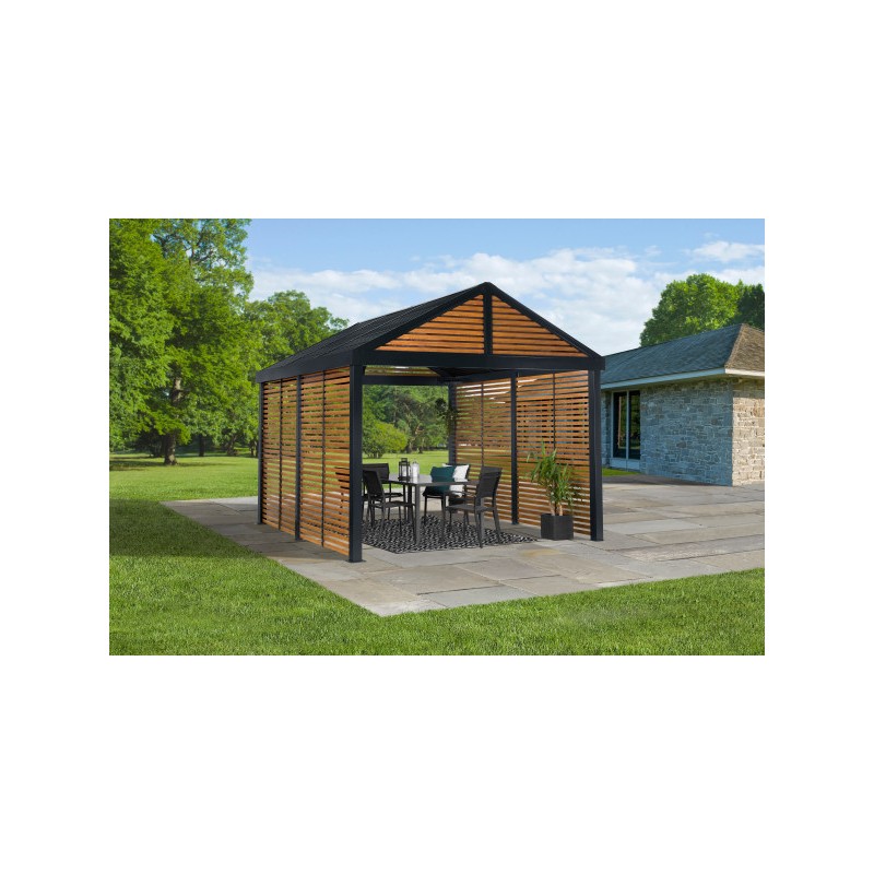 Sojag Boda 12x12 Gazebo Kit w/ Louver Walls (500-9168044)