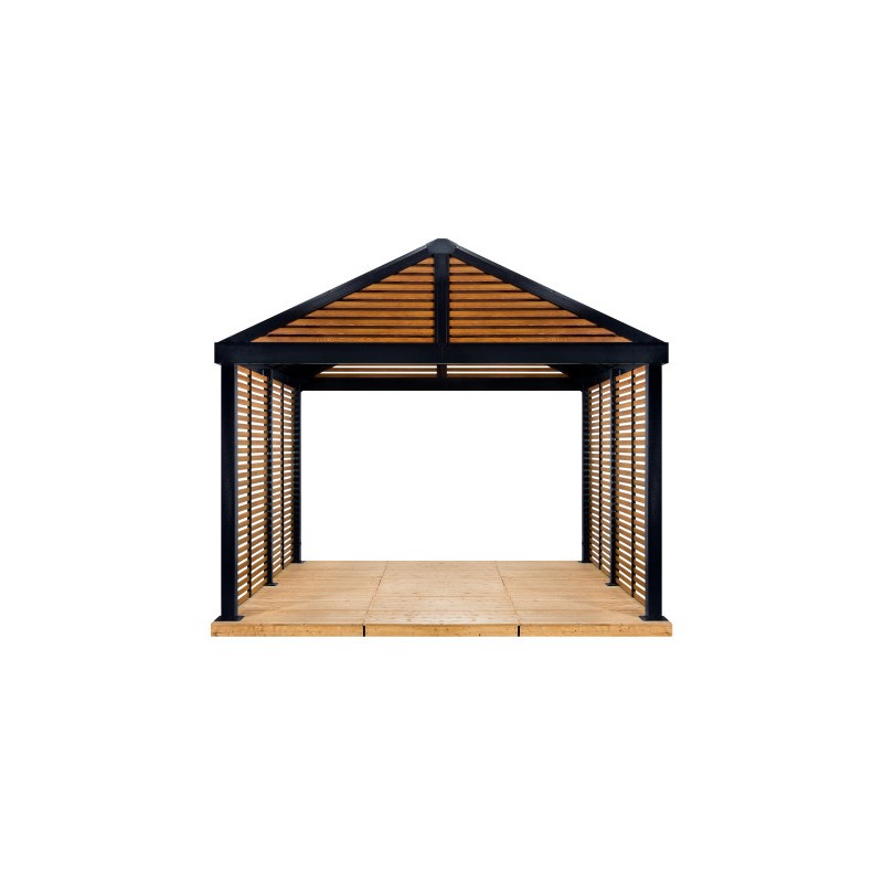 Sojag Boda 12x12 Gazebo Kit w/ Louver Walls (500-9168044)
