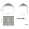 Sojag Fontana 10x12 Gazebo Kit (500-9168303) Sojag Fontana 10x12 Gazebo Kit (500-9168303)