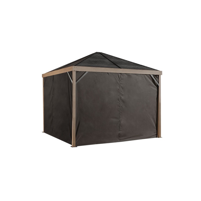 Sojag Sanibel 8x8 Polyester Curtains - Brown (135-9168907)