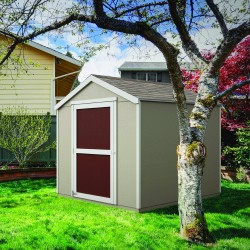 Handy Home 8x8 Madera Wood Storage Shed Kit w/ Floor (19775-8)