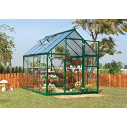 Palram 6x8 Hybrid Greenhouse Kit - Green (HG5508G)