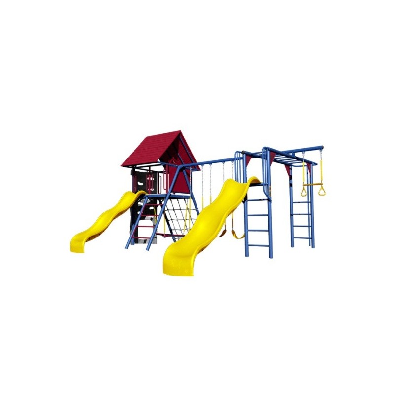Lifetime Double Slide Big Stuff Deluxe Swing set - Primary Colors (91087)