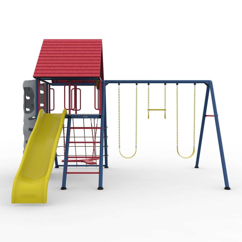Lifetime Big Stuff Swing set with Clubhouse - Primary Colors (91086)